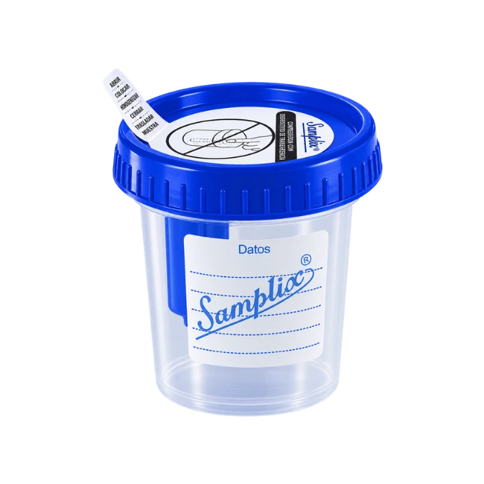[PT01-11] Colector para Orina 100 - 120 ml Estéril con Dispositivo para Tubo al Vacio