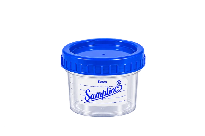 [PT03-01] Colector para Esputo 60 ml No Estéril Tapa Azul