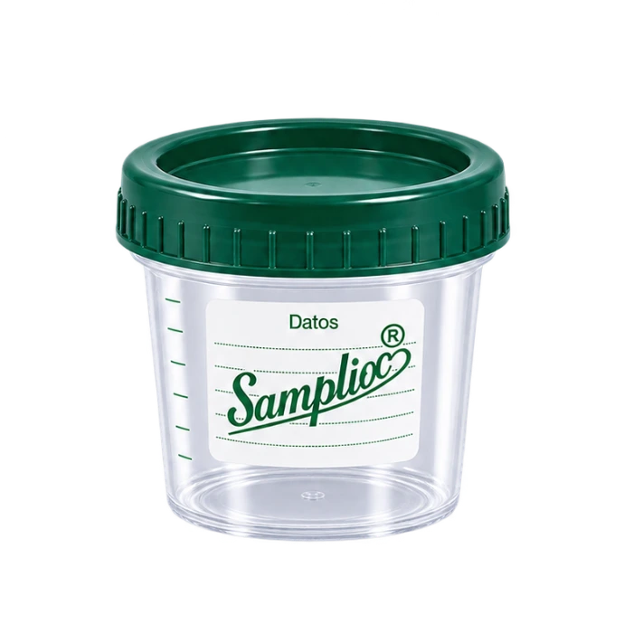 [PT30-01] Colector para Orina 100 ml Estéril Tapa Verde