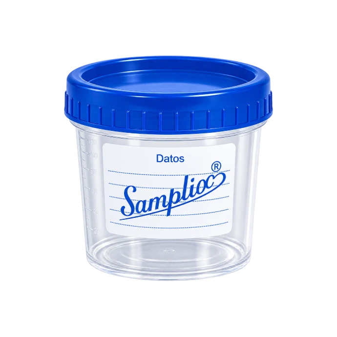 [PT30-02] Colector para Orina 100 ml No Estéril Tapa Azul